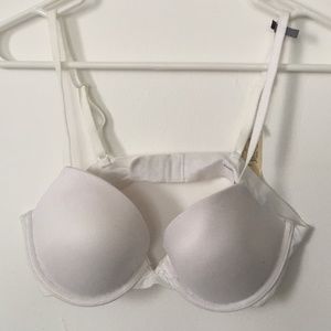 aerie "Lindsey" Soft White T-Shirt Bra
